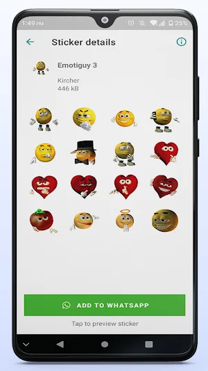 Emotiguy WASticker Screenshot 2