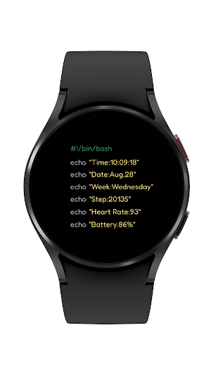 Program code watch face Screenshot 0