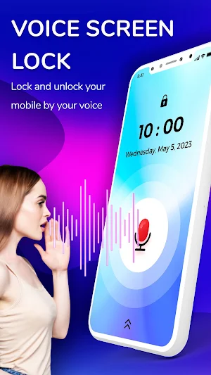 Voice Lock 2023: Unlock Screen Screenshot 1