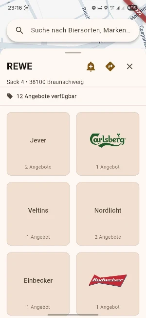 Bierradar Screenshot 2