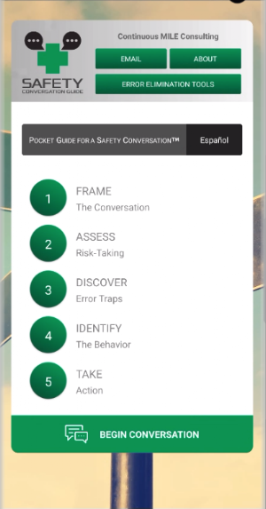 Safety Conversation Guide Screenshot 2