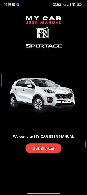 Car User Manual Kia Sportage Screenshot 0