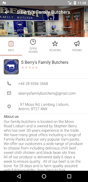 S Berry Family Butchers Screenshot 2