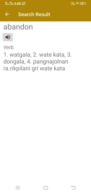 English To Garo Dictionary Screenshot 0