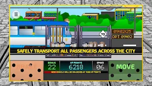 Tram Driver Simulator 2D - light rail train sim Screenshot 0