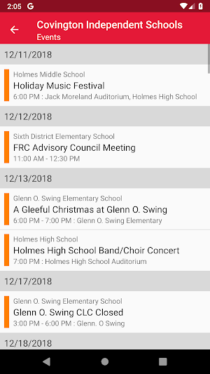 Covington Independent Public Schools Screenshot 2