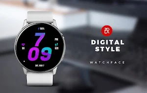 Digital Style Watch Face Screenshot 0