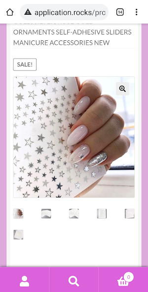 Nail Art Accessories Shop Screenshot 1