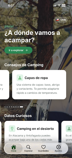 Camping Chile Screenshot 0