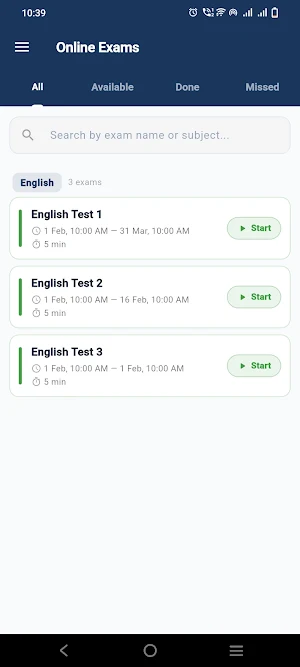 EduVista Learning Hub Screenshot 2