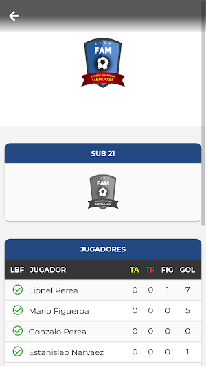 LIGA F.A.M. Screenshot 1