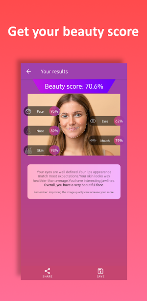 Beauty Calculator Screenshot 2
