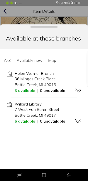 Willard Library Screenshot 3