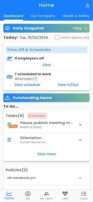 DriveHRIS Screenshot 0