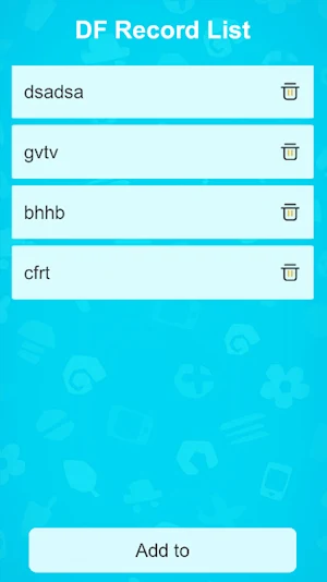 DF Record List Screenshot 1