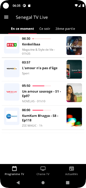 Senegal TV Live Screenshot 1