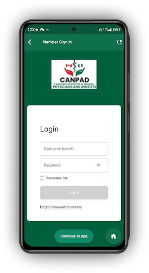 CANPAD Conference App Screenshot 1