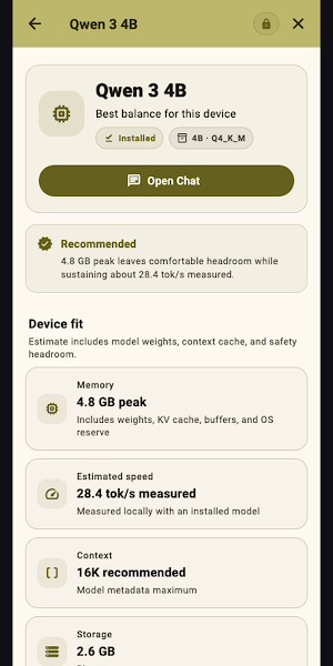 QuickLLM - AI Model Manager Screenshot 2