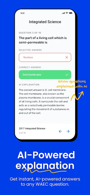Metaschool AI: WASSCE & BECE Screenshot 3