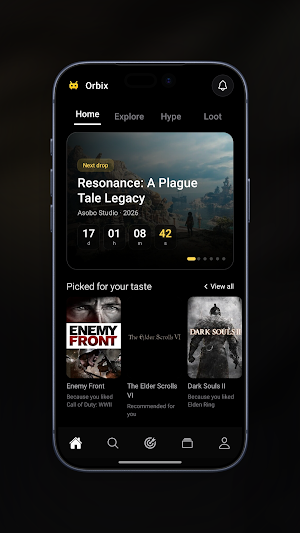 Orbix - Video Game Tracker Screenshot 0