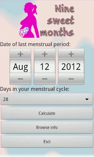 Nine Sweet Months Screenshot 0