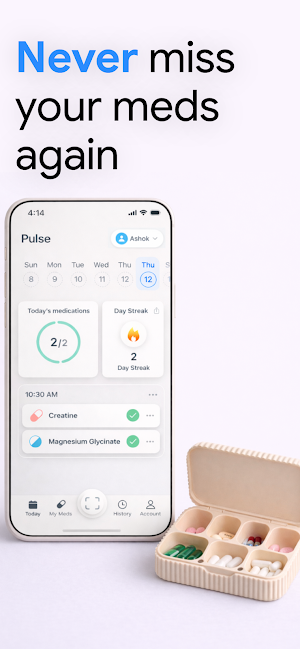 Pulse - Meds & Supplements Screenshot 0
