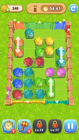 Sheep Slide: Unblock Jam Farm Screenshot 2