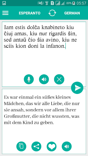 Esperanto German Translator Screenshot 1