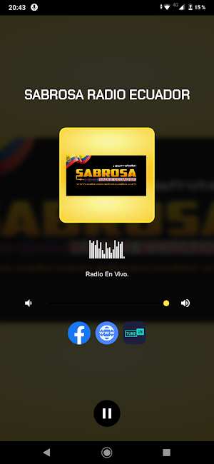 SABROSA RADIO ECUADOR Screenshot 0
