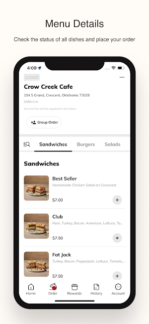 Crow Creek Cafe Screenshot 1