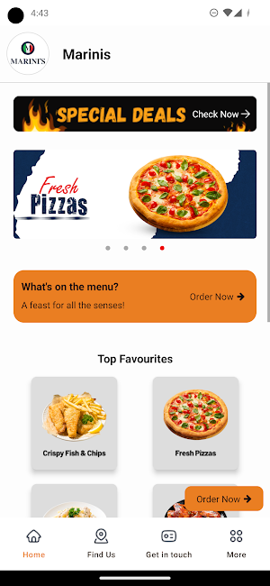 Marinis Fish and Chips Screenshot 0