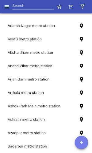Delhi metro stations Screenshot 0
