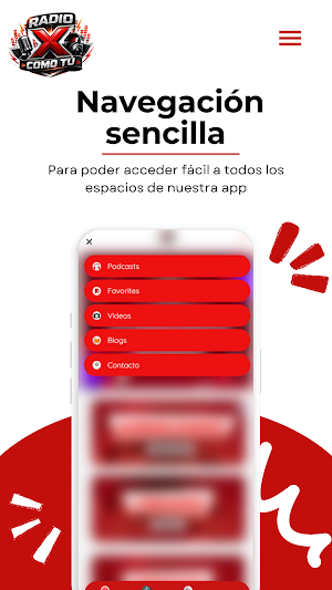 Radio X como tu Screenshot 1