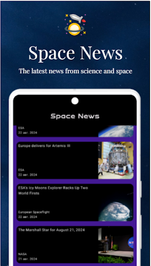 Space News & NASA Photo Screenshot 2