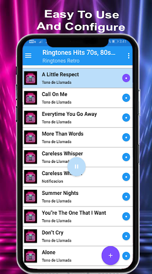Free mobile ringtone Hits from the 70s, 80s, & 90s Screenshot 2