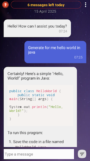 Zestora AI Chat Screenshot 0