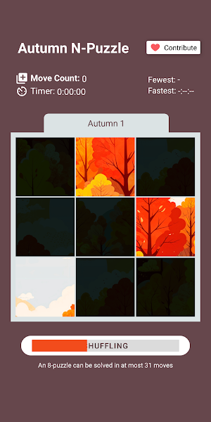 Autumn N-Puzzle Screenshot 1