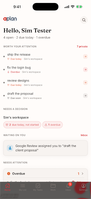 TaskMaster Screenshot 0