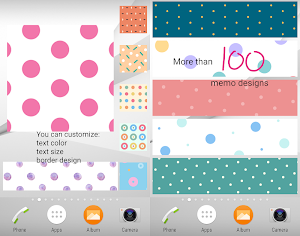 Sticky Memo Notepad *Dots* 4 Screenshot 1