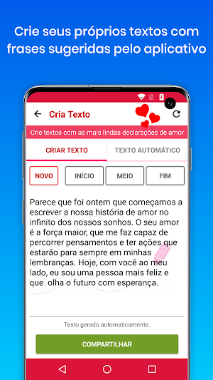 Textos de Amor - Lindas Frases, Mensagens e Vídeos Screenshot 3