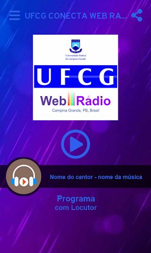 UFCG Conecta Web Radio Screenshot 1
