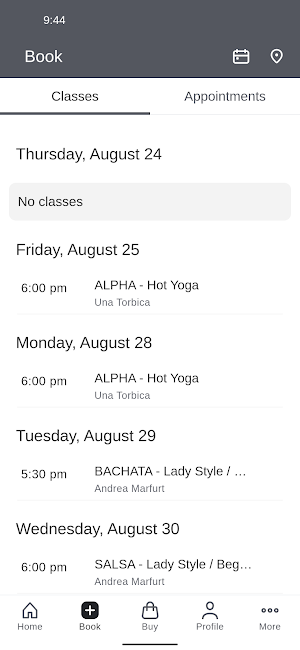 HOTHAUS Yoga Screenshot 1