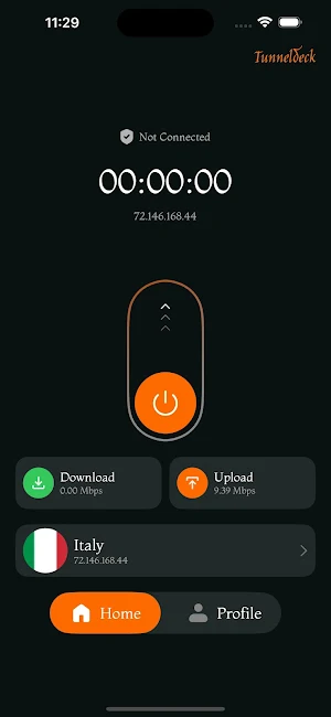 Tunneldeck VPN Screenshot 3