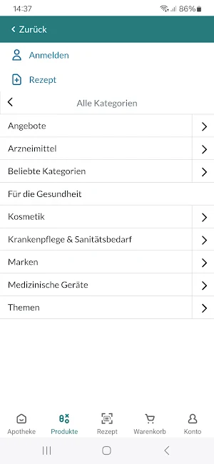 Burks Apotheken Screenshot 1