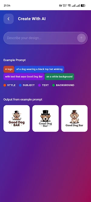 AI T-Shirt Designer Screenshot 3