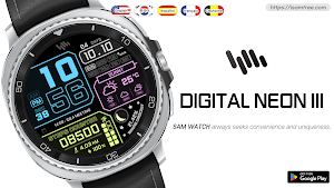 SamWatch Digital Neon 3 Screenshot 0