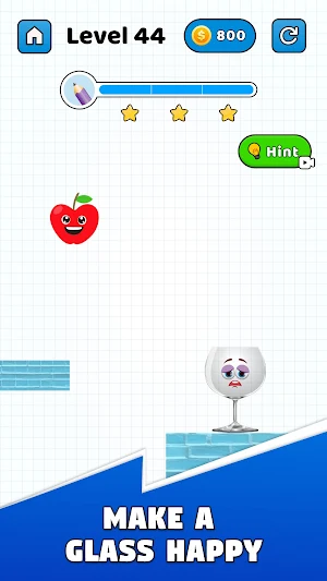 Happy Fill Glass - Smile Glass Screenshot 1