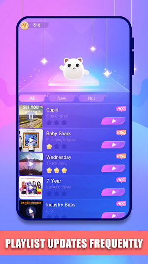 Dancing Meow: Cats & Tiles Hop Screenshot 0