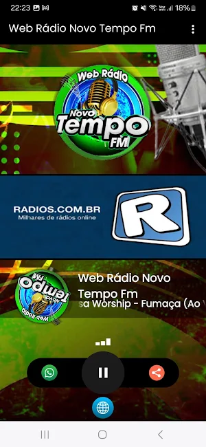 Web Rádio Novo Tempo Fm Screenshot 0