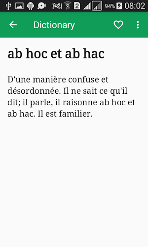 Dictionnaire Français Screenshot 2